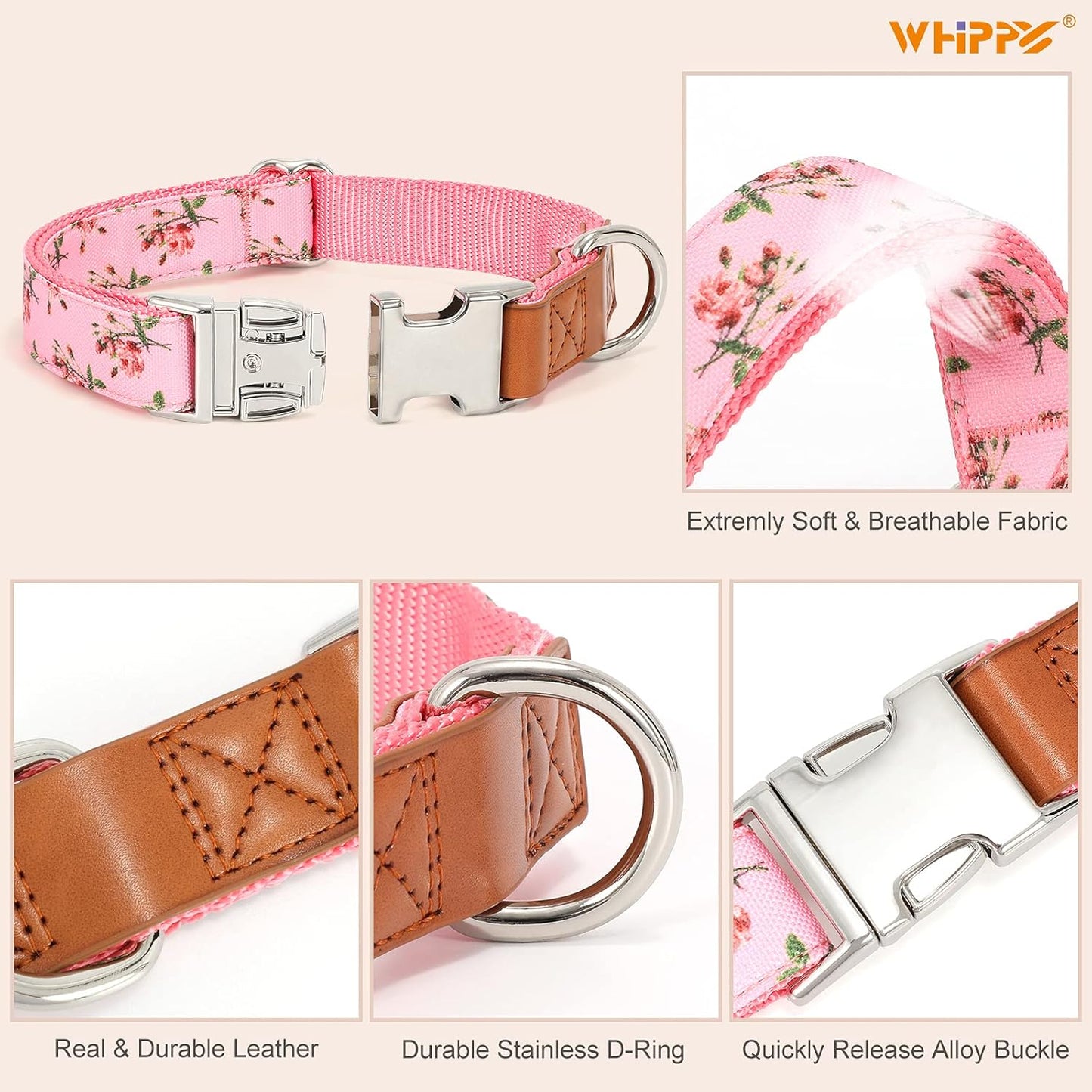 Floral Dog Collar