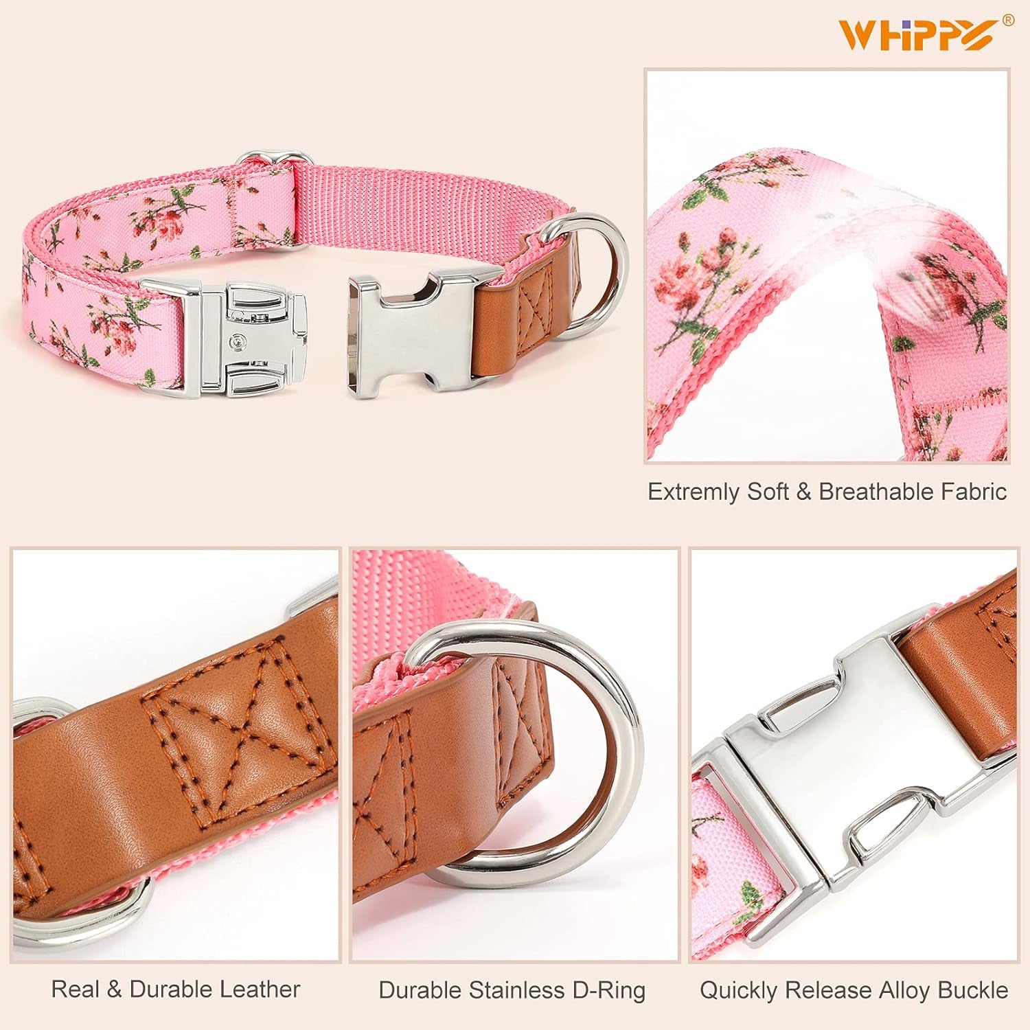 Floral Dog Collar